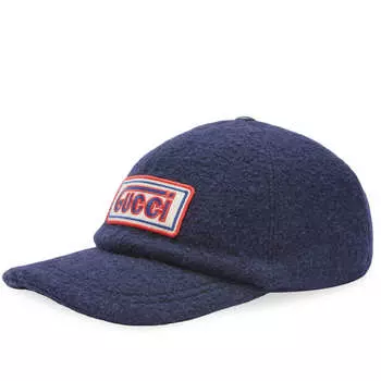 Бейсболка Gucci Patch Baseball, синий