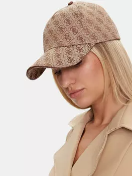 Бейсболка Guess, коричневый
