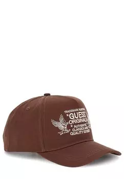 Бейсболка Guess, коричневый