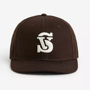 Бейсболка H&M Appliqud, коричневый