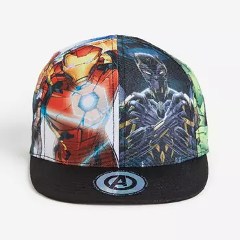 Бейсболка H&M Kids Motif-detail The Avengers, черный