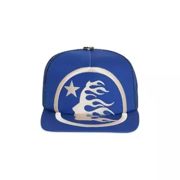 Бейсболка Hellstar Big Logo Trucker Snapback Hat, синий