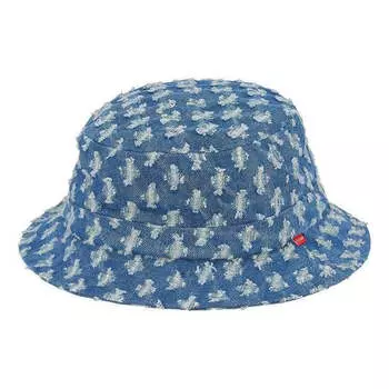 Бейсболка hole punch denim crusher 'teal white' Supreme, мультиколор