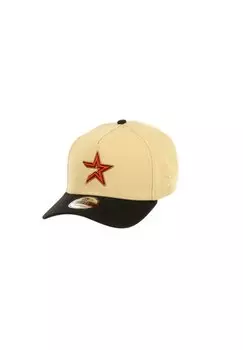 Бейсболка HOUSTON ASTROS MLB 40TH ANNIVERSARY OF COLTS SIDEPATCH VEGAS 9FORTY A-FRAME SNAPBACK New Era, цвет beige