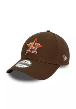 Бейсболка HOUSTON ASTROS MLB 50TH ANNIVERSARY SIDEPATCH 1965-2015 9F New Era, цвет braun