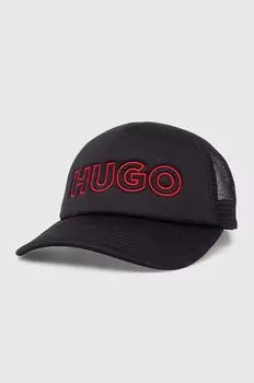 Бейсболка Hugo, черный