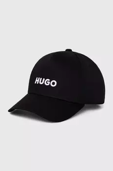 Бейсболка HUGO из хлопка, черный