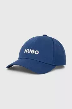 Бейсболка HUGO из хлопка Hugo, темно-синий