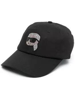 Бейсболка Ikonik со стразами Karl Lagerfeld