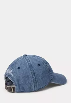 Бейсболка INDIGO DENIM BALL CAP Polo Ralph Lauren, синий деним