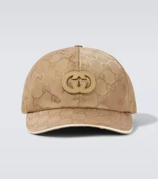 Бейсболка Interlocking G Gucci, Taupe/Beige