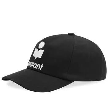 Бейсболка Isabel Marant Tyron Logo, цвет Black & Ecru