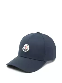 Бейсболка из габардина MONCLER, синий