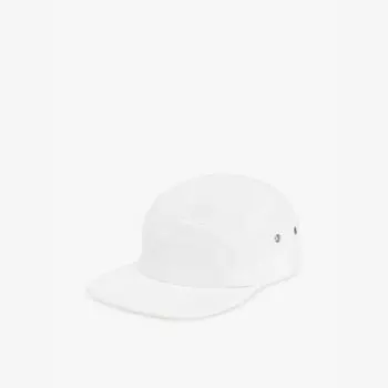 Бейсболка из хлопчатобумажной саржи с аппликацией логотипа Lacoste, белый
