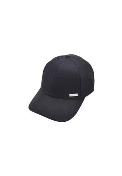 Бейсболка из хлопка 54814-0 SEEBERGER, цвет Schwarz One Size