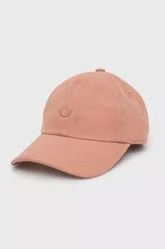 Бейсболка из хлопка adidas Originals, розовый