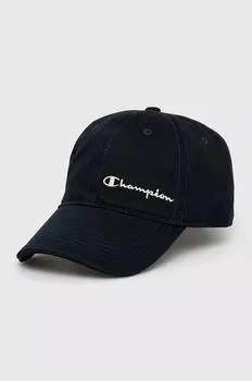 Бейсболка из хлопка Champion, темно-синий