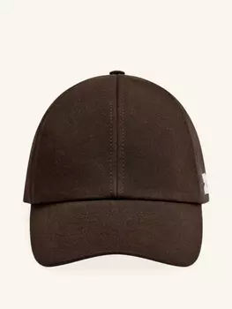 Бейсболка из хлопка Courrges, коричневый