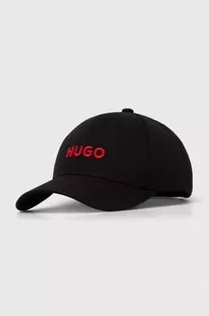 Бейсболка из хлопка Hugo, черный