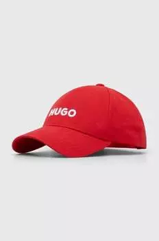 Бейсболка из хлопка Hugo, красный