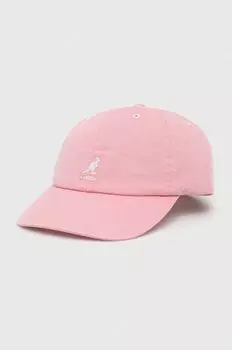 Бейсболка из хлопка Kangol, розовый