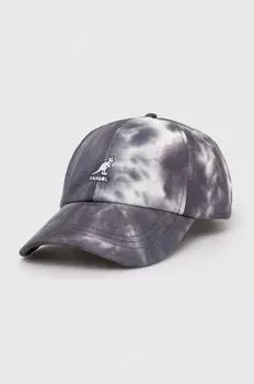 Бейсболка из хлопка Kangol, серый