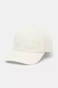 Бейсболка из хлопка Karl Kani, бежевый