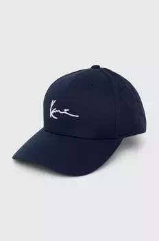 Бейсболка из хлопка Karl Kani, темно-синий