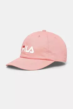 Бейсболка из хлопка LEVERKUSEN Fila, розовый
