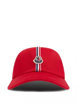 Бейсболка из хлопка Moncler Enfant, красный