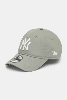 Бейсболка из хлопка New Era, зеленый