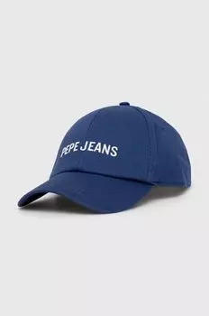 Бейсболка из хлопка Pepe Jeans, темно-синий