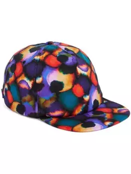 Бейсболка из хлопка с графическим принтом Paul Smith, фиолетовый