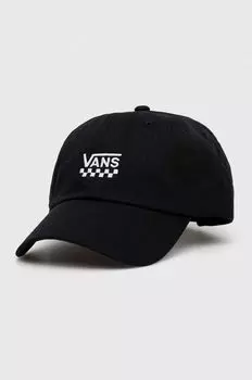 Бейсболка из хлопка Vans, черный