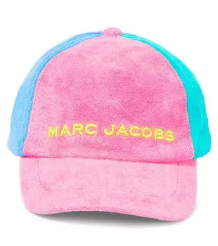 Бейсболка из хлопковой махры с логотипом Marc Jacobs Kids, мультиколор