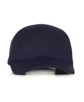 Бейсболка из кашемира синего цвета с логотипом Sease, синий