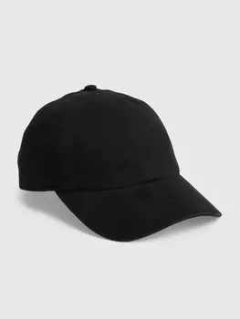 Бейсболка из органического хлопка Gap, черный