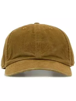 Бейсболка из парусины MM6 Maison Margiela, коричневый
