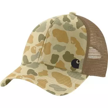 Бейсболка из сетчатой ткани с камуфляжным принтом Carhartt, цвет beach signature camo