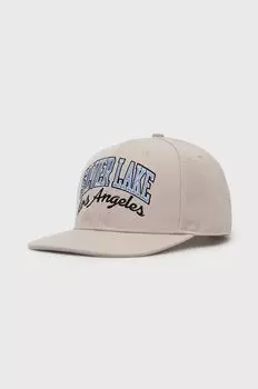 Бейсболка из смесовой шерсти Abercrombie & Fitch, серый