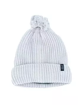 Бейсболка Jack Wolfskin Accessoires New White Beanie Mtze, серый