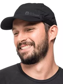 Бейсболка Jack Wolfskin STRAP, черный