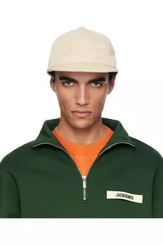 Бейсболка Jacquemus, цвет off-white