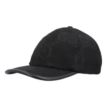 Бейсболка jumbo gg baseball hat 'black' Gucci, черный