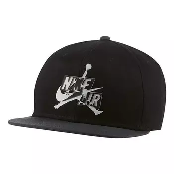 Бейсболка jumpman pro classics cap 'black white' Air Jordan, черный