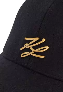 Бейсболка K AUTOGRAPH KARL LAGERFELD, черный