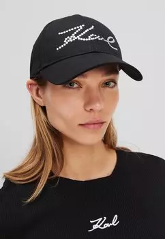 Бейсболка K/SIGNATURE KARL LAGERFELD, черный