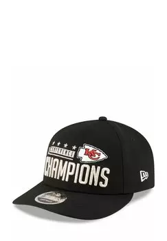 Бейсболка KANSAS CITY CHIEFS AFC CHAMPIONS LOCKER ROOM FIFTY New Era, цвет black