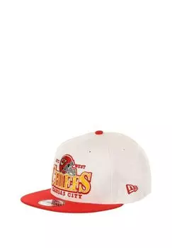 Бейсболка KANSAS CITY CHIEFS ORIGINAL TEAMCOLOUR 9FIFTY SNAPBACK New Era, цвет weiss