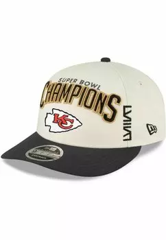 Бейсболка KANSAS CITY CHIEFS SUPER BOWL 2024 LOCKER ROOM 9FIFTY New Era, цвет beige